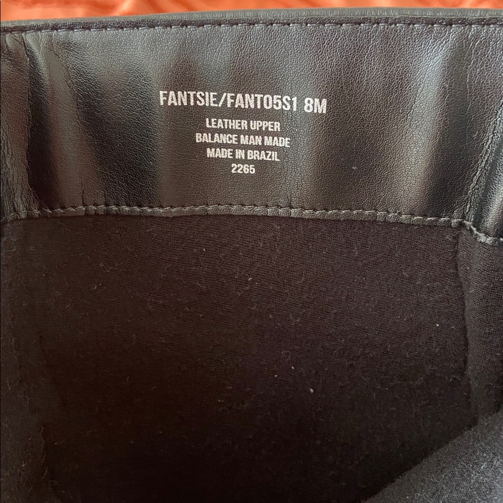 Steve Madden Fantasie Black Heeled Boots - Picture 4 of 5